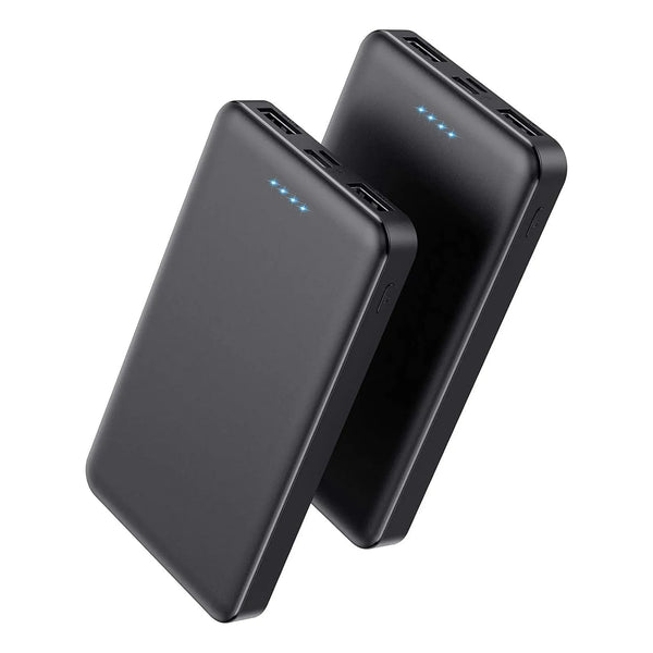 Cargador Portatil 10000 Mah Ultra Delgado 2 En 1 Usb C Dual Salida