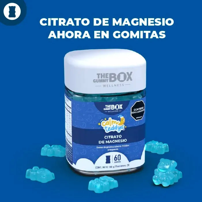 The Gummy Box Calm Vibes Teddys Sueño Reparador Niños 180g Frutal Y Magnesio - Imagen 3