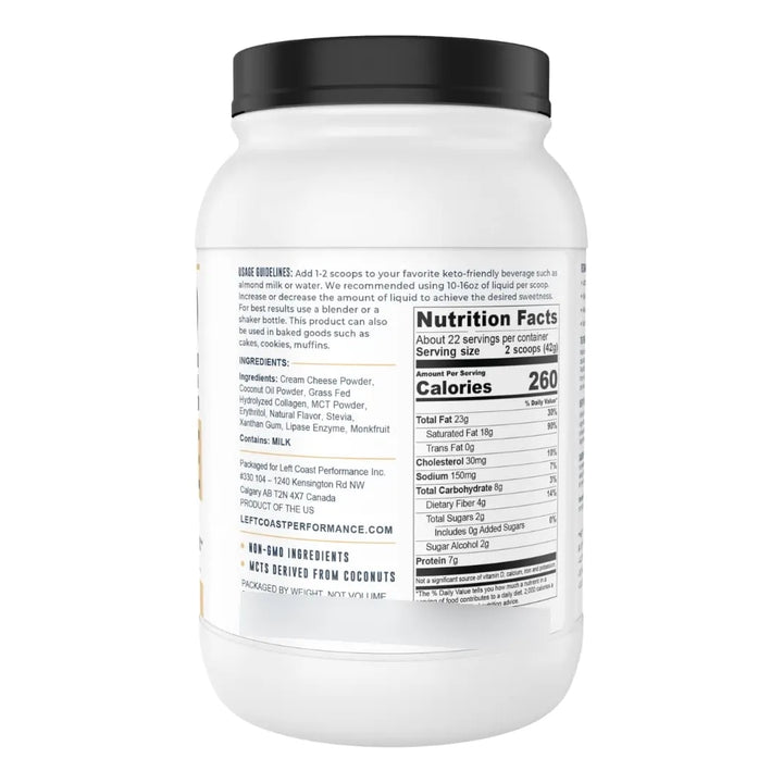 Batido Keto 907 Gramos Mezcla De Proteína Baja En Carbohidra - Imagen 2