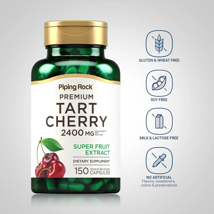 Cápsulas Extracto Cereza Ácida 2400 Mg 150 Píldoras Fruta Su - Imagen 3