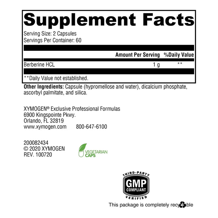 Berberina 500 Mg Metabolismo Apoyo Inmunológico Hcl Bajo Áci - Imagen 7