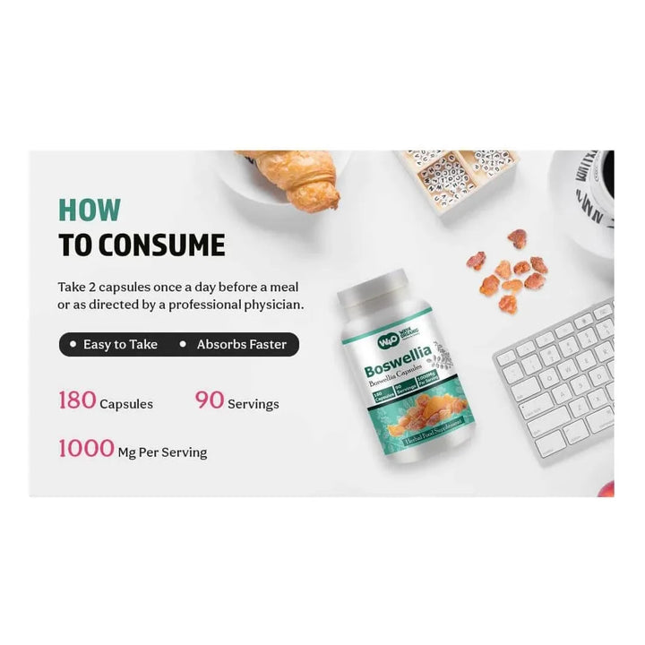 Cápsulas De Boswellia 500mg 180 Unidades Dosis Para 90 Días - Imagen 5