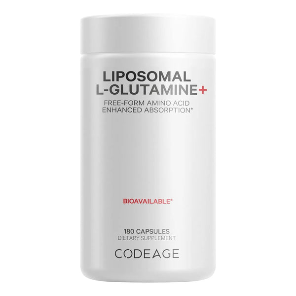 Cápsulas Liposomales De L-glutamina 1000 Mg 90 Cápsulas Para - Imagen 1