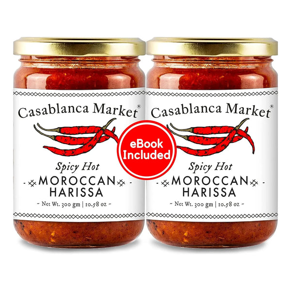 Casablanca Market Harissa Salsa Picante Gourmet 10.5 Oz Sabor Auténtico Marroquí