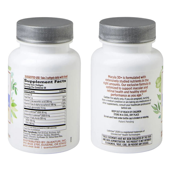 Cápsulas Blandas Salud Ocular Con Luteína Zeaxantina Omega-3 - Imagen 2