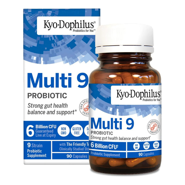 Probiótico Kyolic Kyo Dophilus Multi 9 90 Cápsulas Salud Intestinal