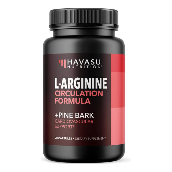 Suplemento De Óxido Nítrico 2X 1800 Mg LArginina 100 Mg Corteza De Pino 90 Cápsulas