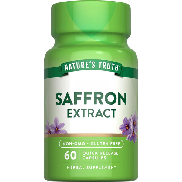 Capsulas De Extracto Concentrado De Azafran 60 Unidades Nature's Truth Antioxidante Natural