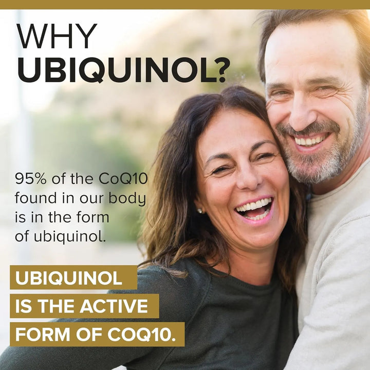 Ubiquinol Coq10 200mg Cápsulas Blandas Antioxidante Salud Ca - Imagen 3