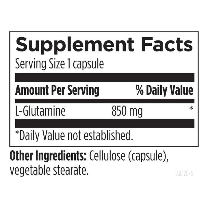 Cápsulas De L Glutamina 850 Mg Para Recuperación Muscular So - Imagen 4