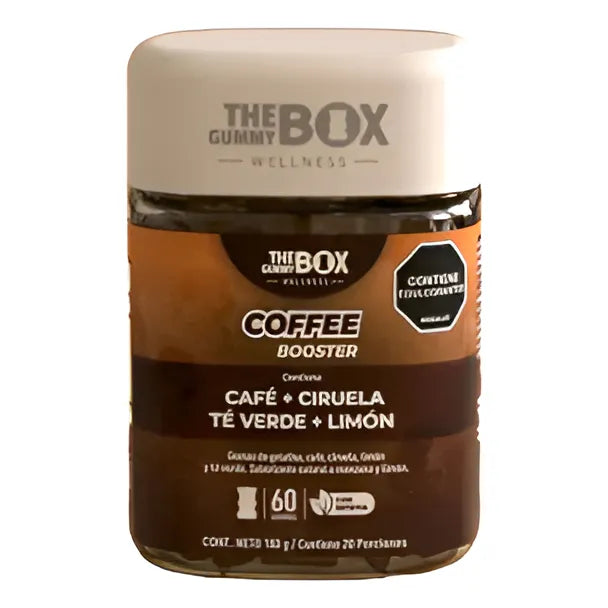 Gomitas The Gummy Box Coffee Booster Café + Te Verde Manzana Y Limón - Imagen 3