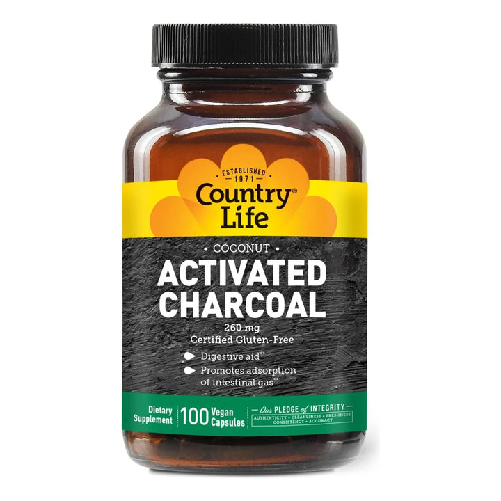 Carbón Activado De Coco 260 Mg 100 Cápsulas Veganas - Imagen 2