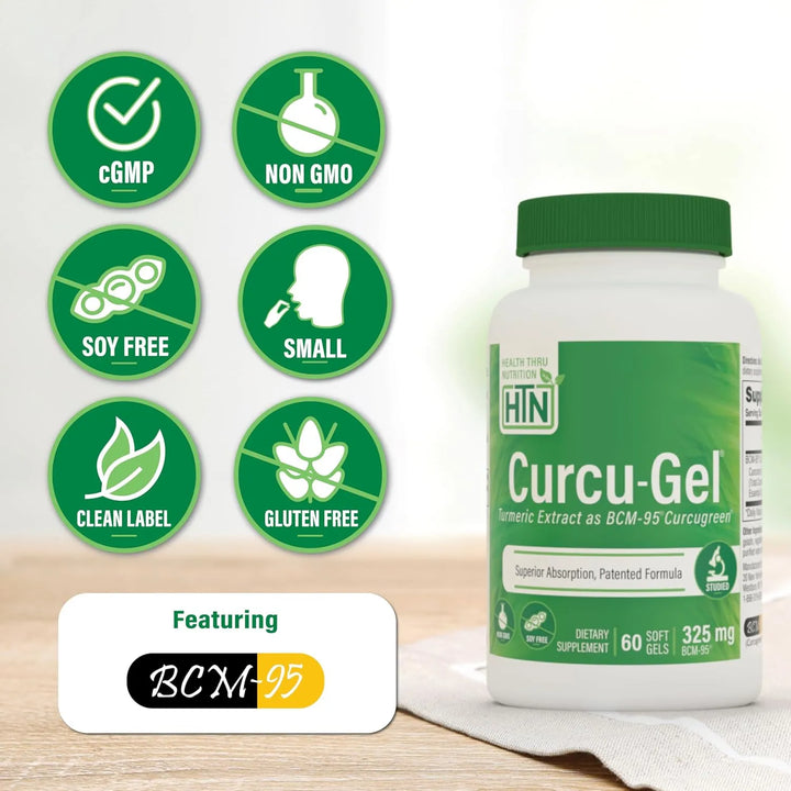 Cápsulas Blandas De Cúrcuma Curcumina Bcm-95 325 Mg 60 Unida - Imagen 3