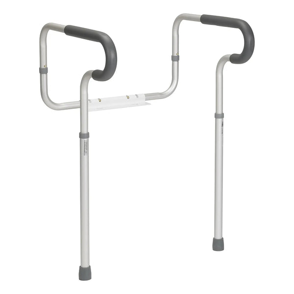 Barra De Apoyo Para Inodoros Blanca Drive Medical Rtl12000 Segura Y Ajustable