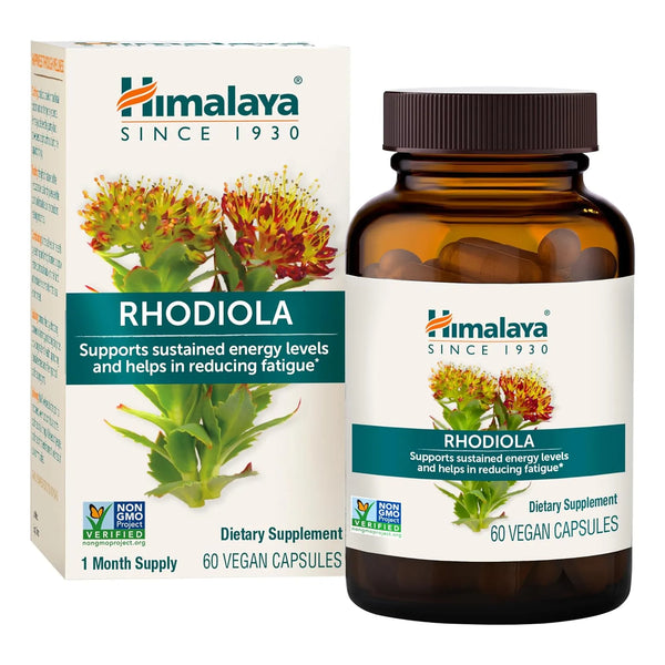 Cápsulas De Rhodiola Himalaya Para Energía Resistencia Estré - Imagen 1