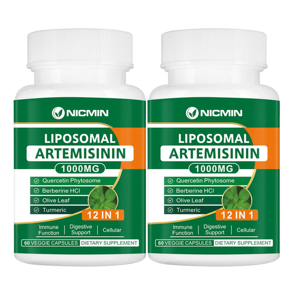 Artemisinina Liposomal 1000 Mg Con Quercetina 120 Capsulas Antioxidante Maxima Absorcion