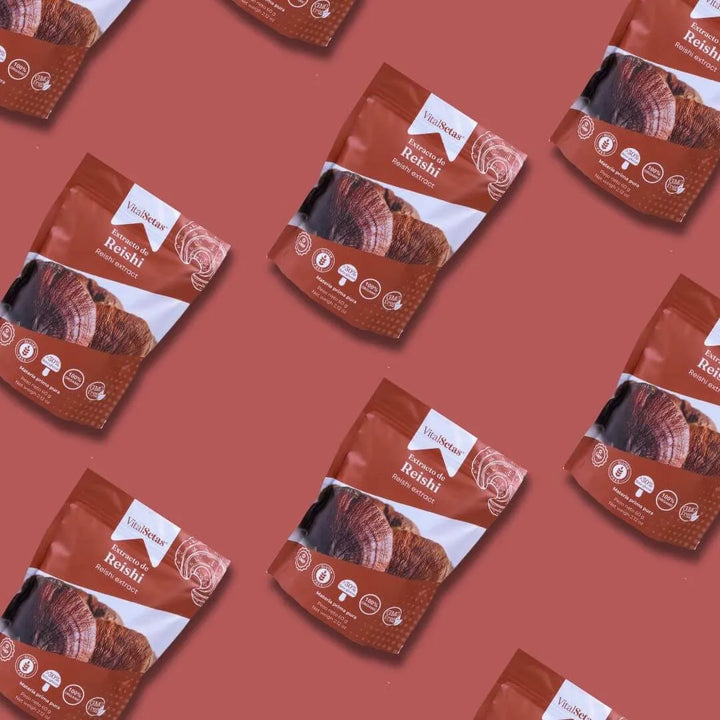 Reishi Ganoderma Vitalsetas 60g Natural - Imagen 2