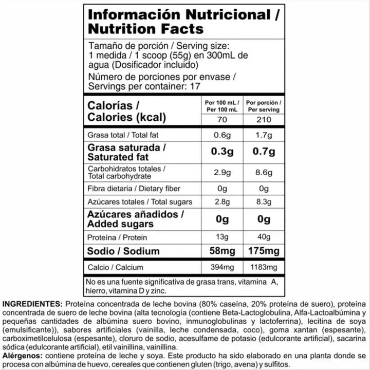 Proteina Bipro Complex Caseina - Imagen 3