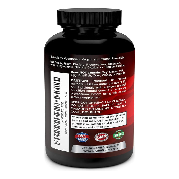 Cápsulas De Curcumina 755 Mg Con Extracto De Pimienta Negra - Imagen 3
