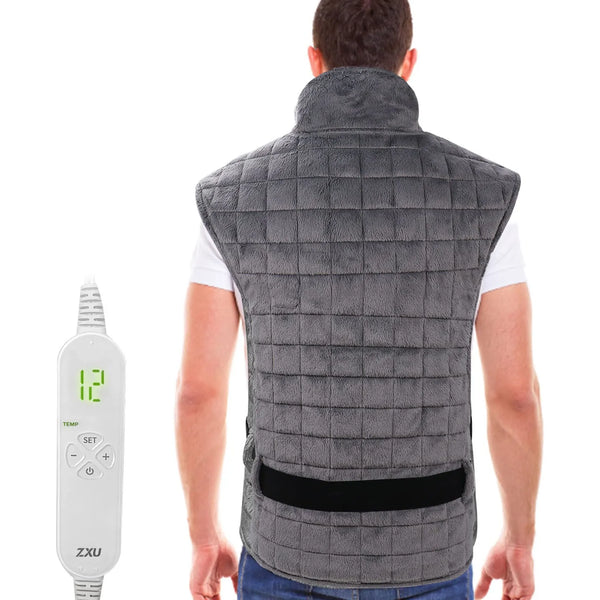 Almohadilla Térmica Grande Para Cuello Hombros Y Espalda Alivio Profundo