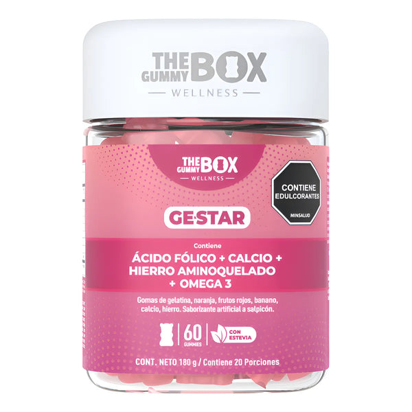 Gomitas The Gummy Box Gestar Calcio + Acido Folico Salpicon - Imagen 1