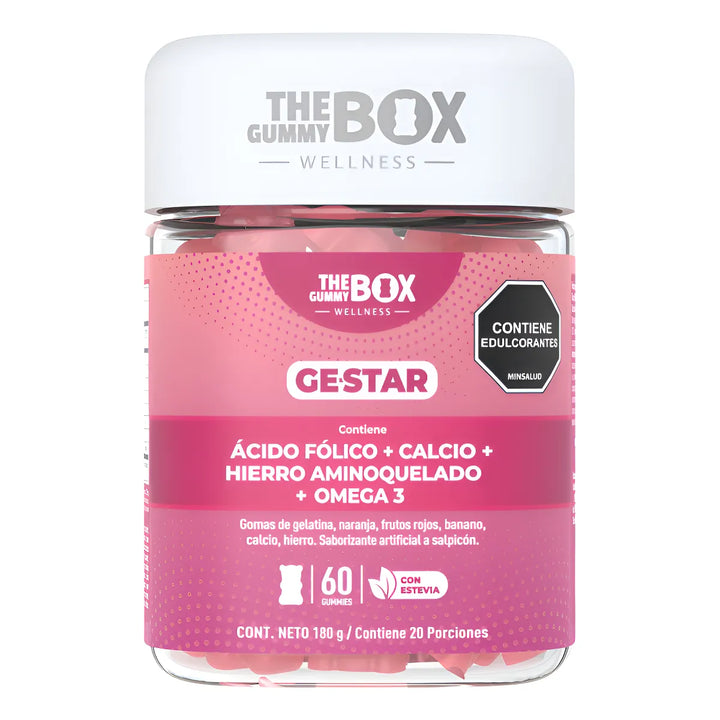 Gomitas The Gummy Box Gestar Calcio + Acido Folico Salpicon - Imagen 1