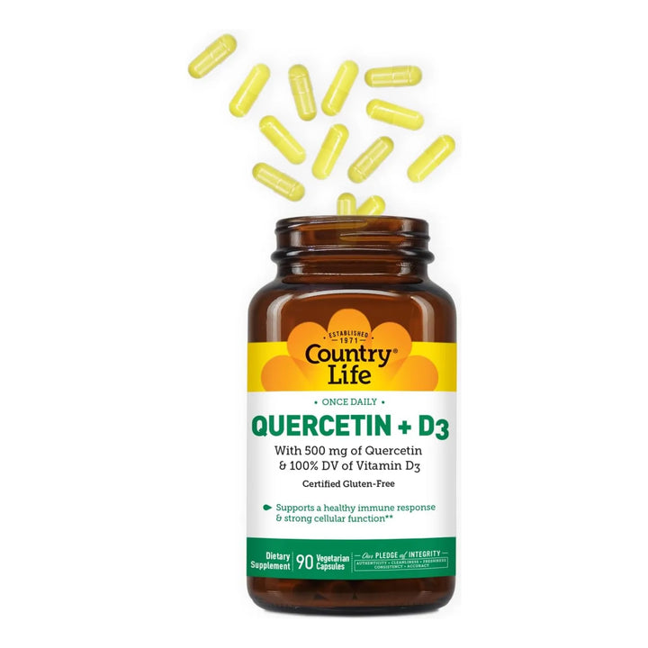Cápsulas Quercetina 500 Mg Vitamina D3 800 Ui Apoyo Inmunoló - Imagen 4