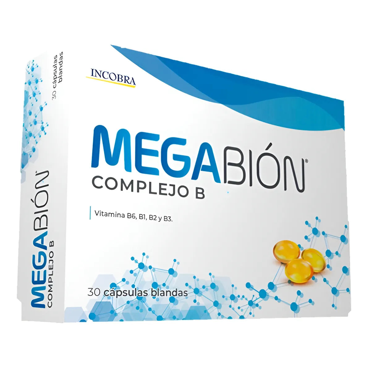 Suplemento Megabion Complejo B 30 Cápsulas Vitaminas y Minerales Libre ...