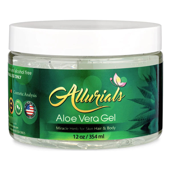 Gel Puro Orgánico De Aloe Vera 355ml Hidrata Repara Piel Cabello
