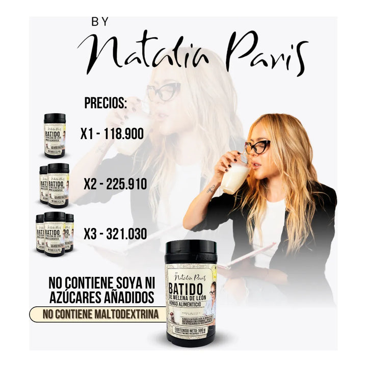 Kit X2 Batido Melena De León Natalia París - Imagen 7