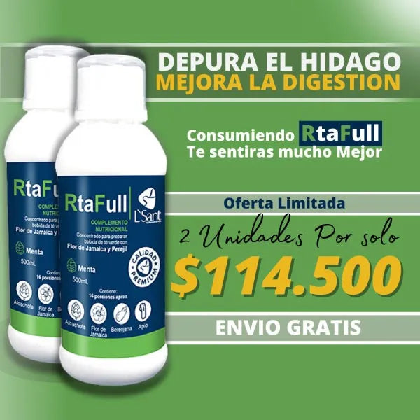2 Rtafull Higado Graso + Colon Irritado Menta - Imagen 7