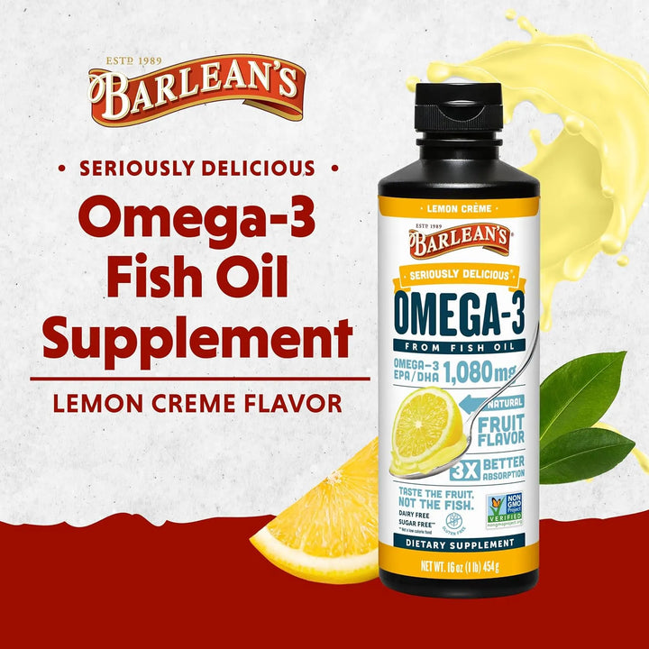 Aceite De Pescado Omega 3 1080 Mg Epa Y Dha Crema Lima 1 Lb - Imagen 2