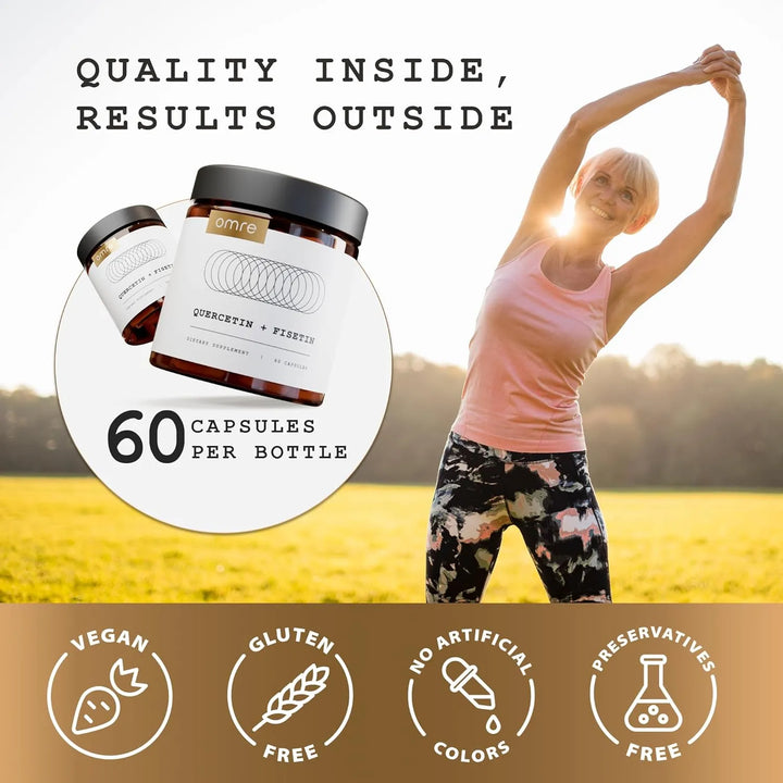 Cápsulas De Quercetina Y Fisetina 500 Mg Para Un Envejecimie - Imagen 5