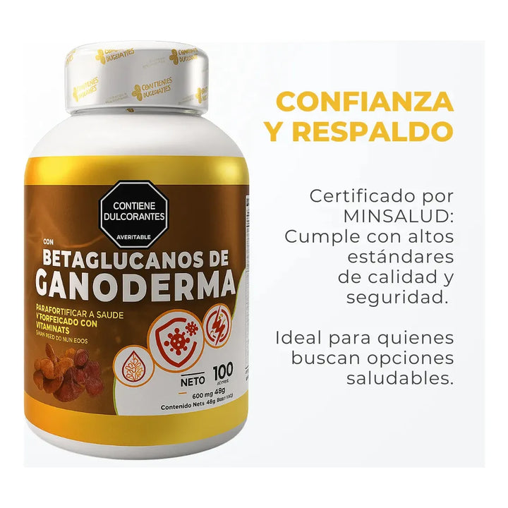 Betaglucanos De Ganoderma Capsulas - Imagen 7