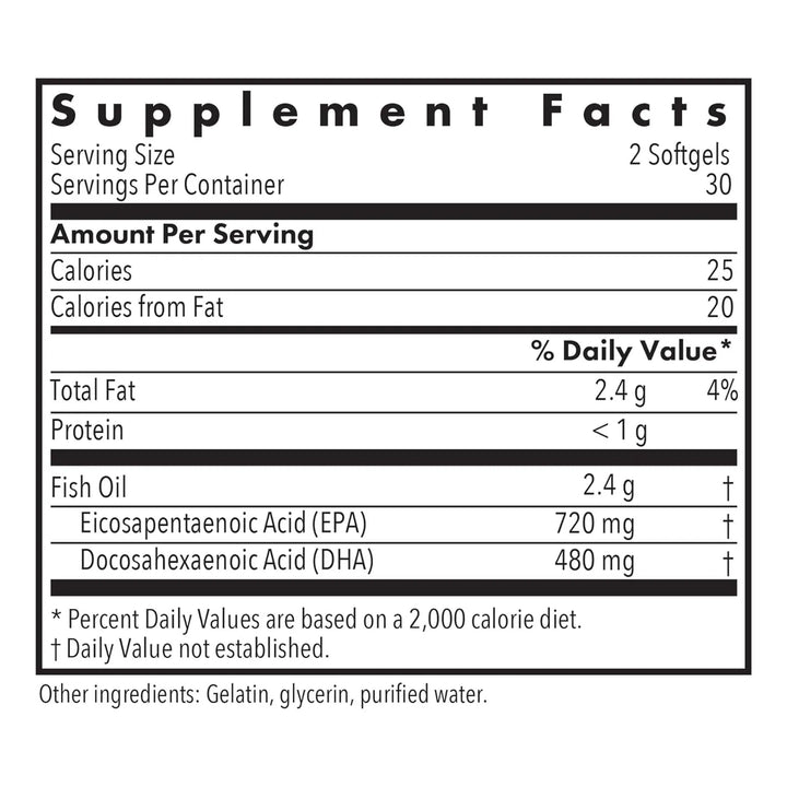 Aceite De Pescado Concentrado Omega 3 Epa Dha 60 Cápsulas So - Imagen 3