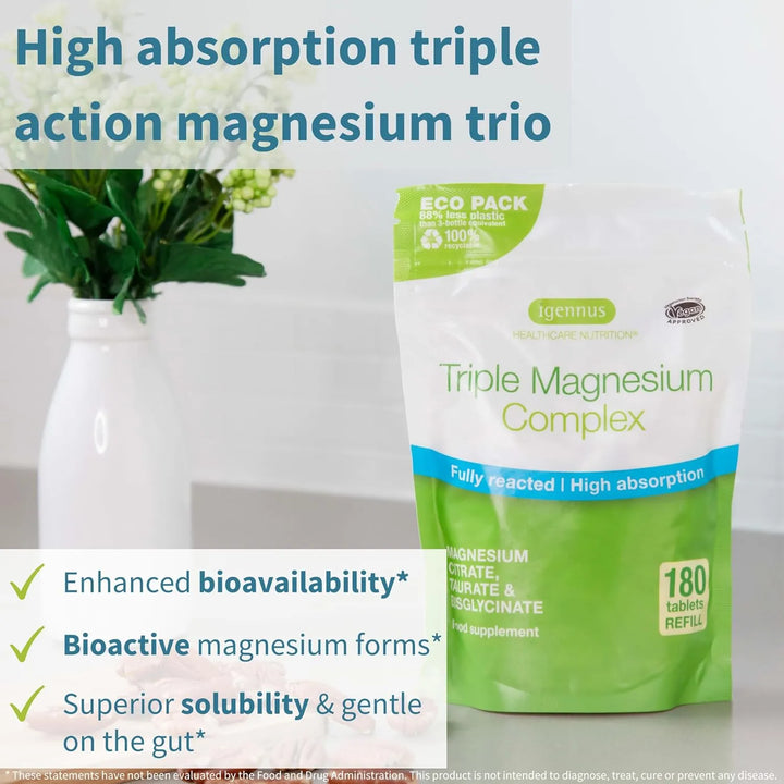 Complejo De Triple Magnesio Glicinato Taurato Citrato Alta A - Imagen 2