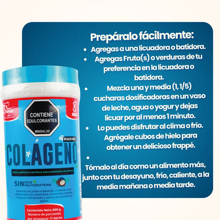 Kit X3 Colágeno Marino Nutrition Factory + Endulzante Monksweet 30ml - Imagen 8