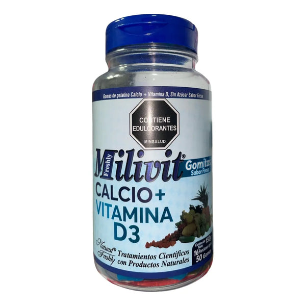 Gomas Milivit Calcio +vitamid3 - Imagen 1