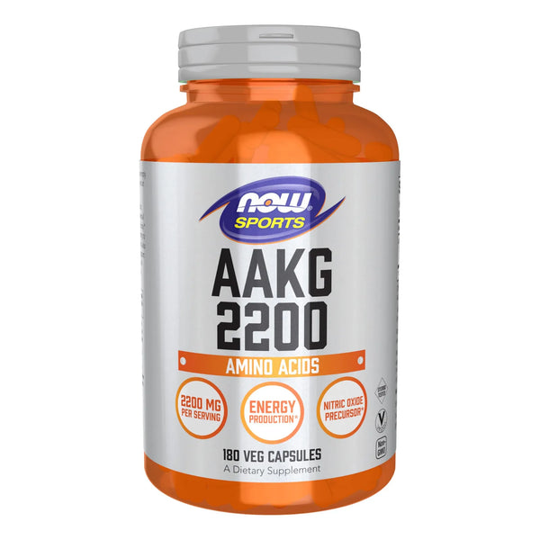 Aminoácidos Aakg 2200 180 Cápsulas Vegetales Para Rendimient - Imagen 1