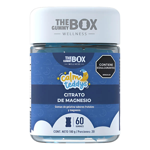 The Gummy Box Calm Vibes Teddys Sueño Reparador Niños 180g Frutal Y Magnesio - Imagen 1