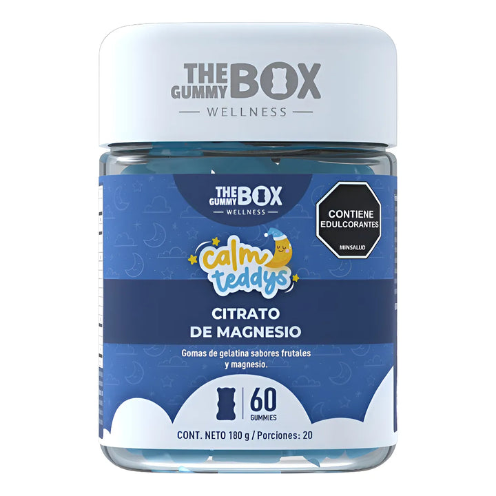 The Gummy Box Calm Vibes Teddys Sueño Reparador Niños 180g Frutal Y Magnesio - Imagen 1