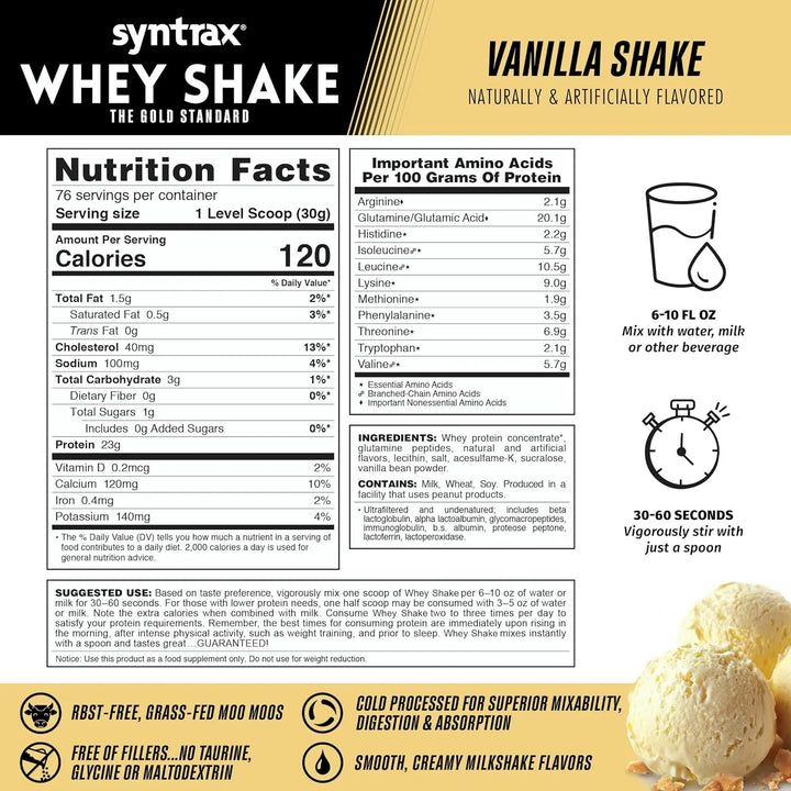 Batido De Suero Vainilla 2268 Gramos 5 Libras Proteinado Sab - Imagen 3