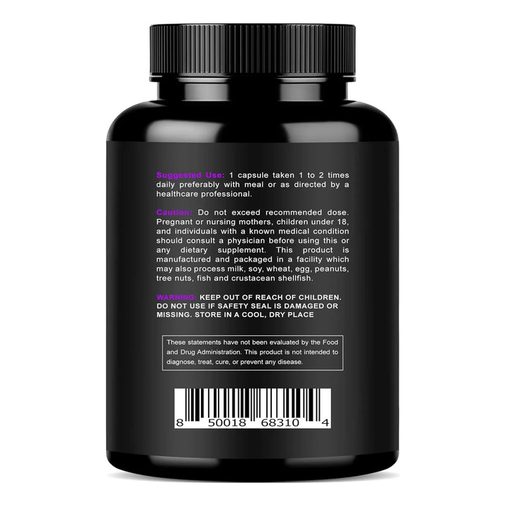 Magnesio Complex 500mg Óxido Y Citrato Óseo Muscular 120 Cap - Imagen 2