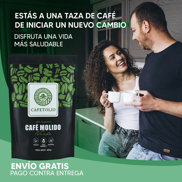 2 Cafe Verde Cafetolio Para Adegazar 100% Puro Y Original Amargo Suave - Imagen 6