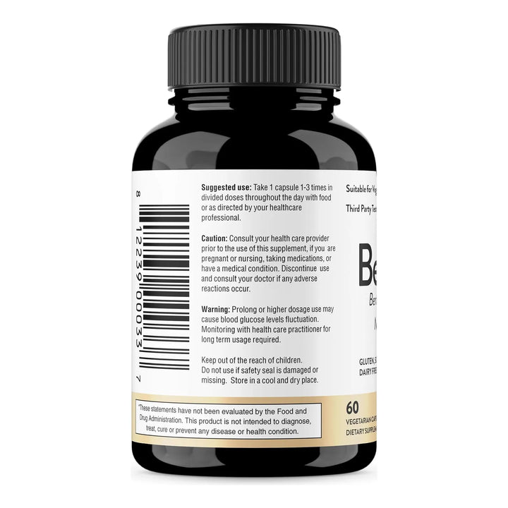 Berberina Hcl 500 Mg Extracto Berberis Aristata 60 Cápsulas - Imagen 2