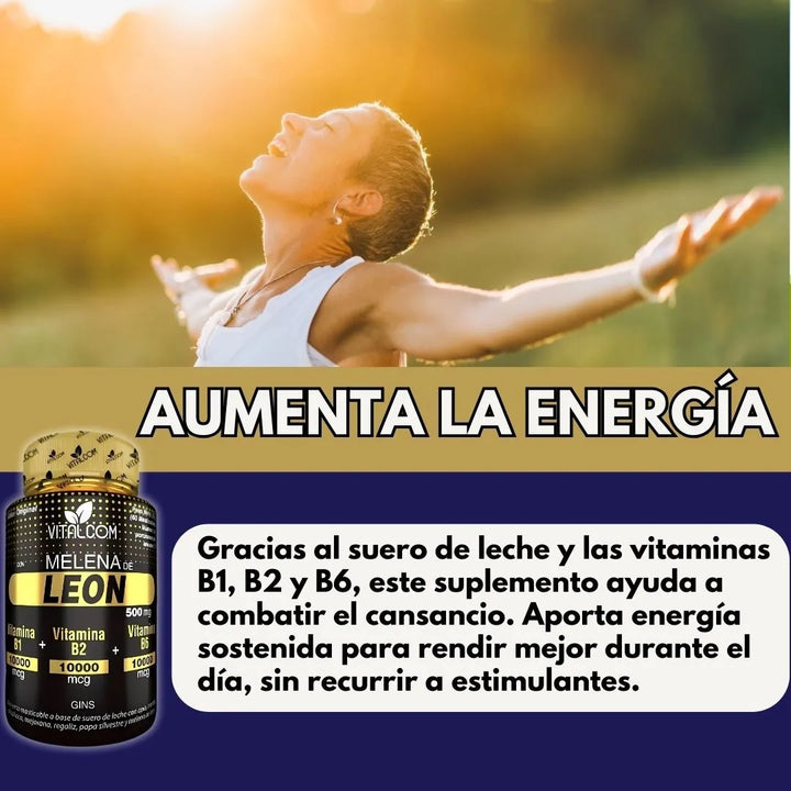 Melena De Leon Capsulas Natural - Imagen 4