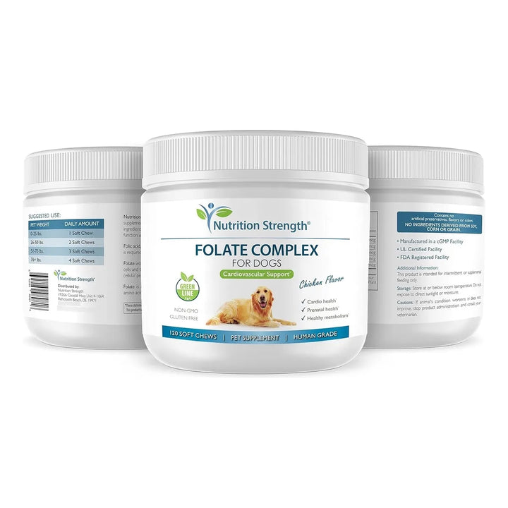 Folato Para Perros Salud Cardiovascular Prenatal Adn Manteni - Imagen 4