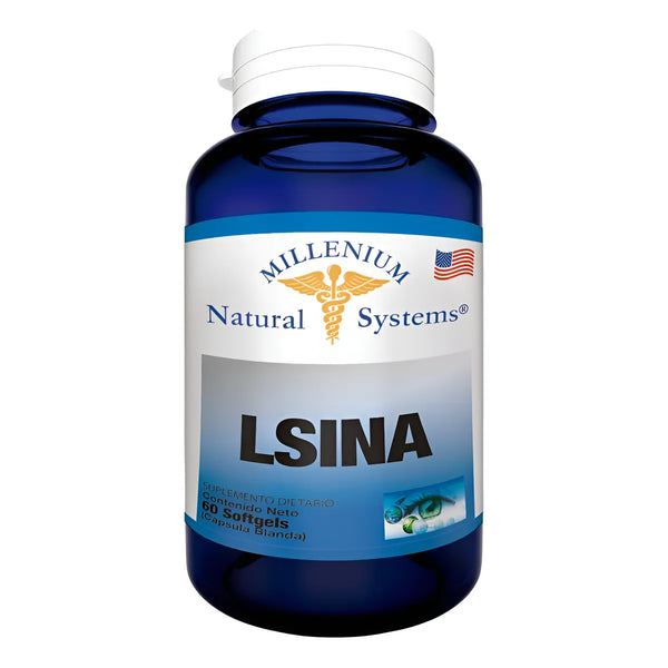 Lisina × 60 Softgels Natural Systems  - Imagen 1