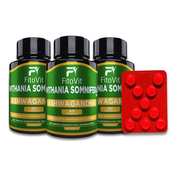 Ashwagandha Organica Y Pura 500mg Por Capsula X3 Original - Imagen 2