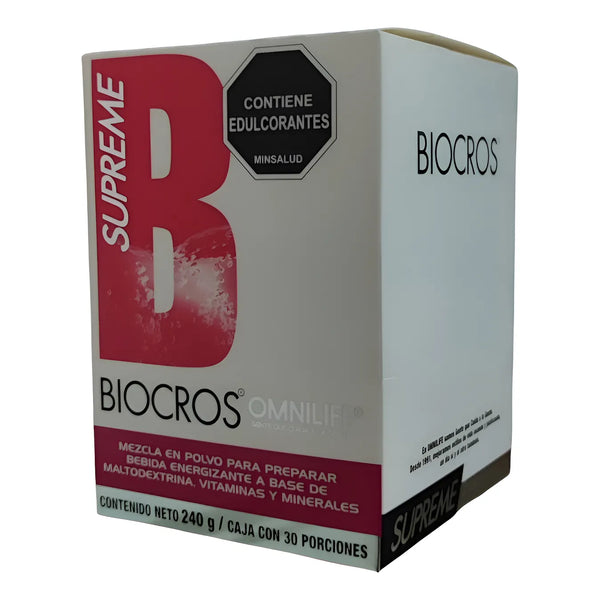 Biocros Supreme Caja 30 Sobres Frutas Cítricas - Imagen 1